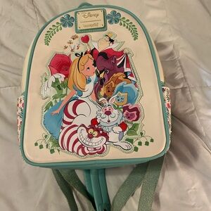 Loungefly Disney Alice in Wonderland Floral Character Mini Backpack